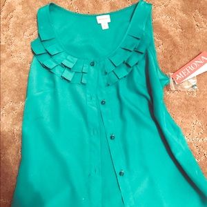 Vibrant Green never worn women’s blouse